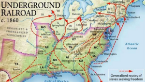 underground railroad map